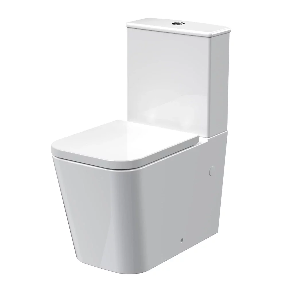 Nuie Orlen Rimless Close Coupled Toilet & Seat