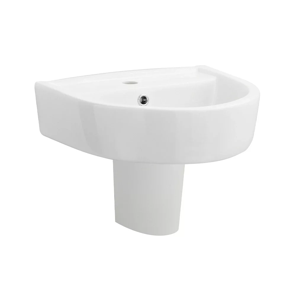 Nuie Provost 420mm Basin & Semi Pedestal