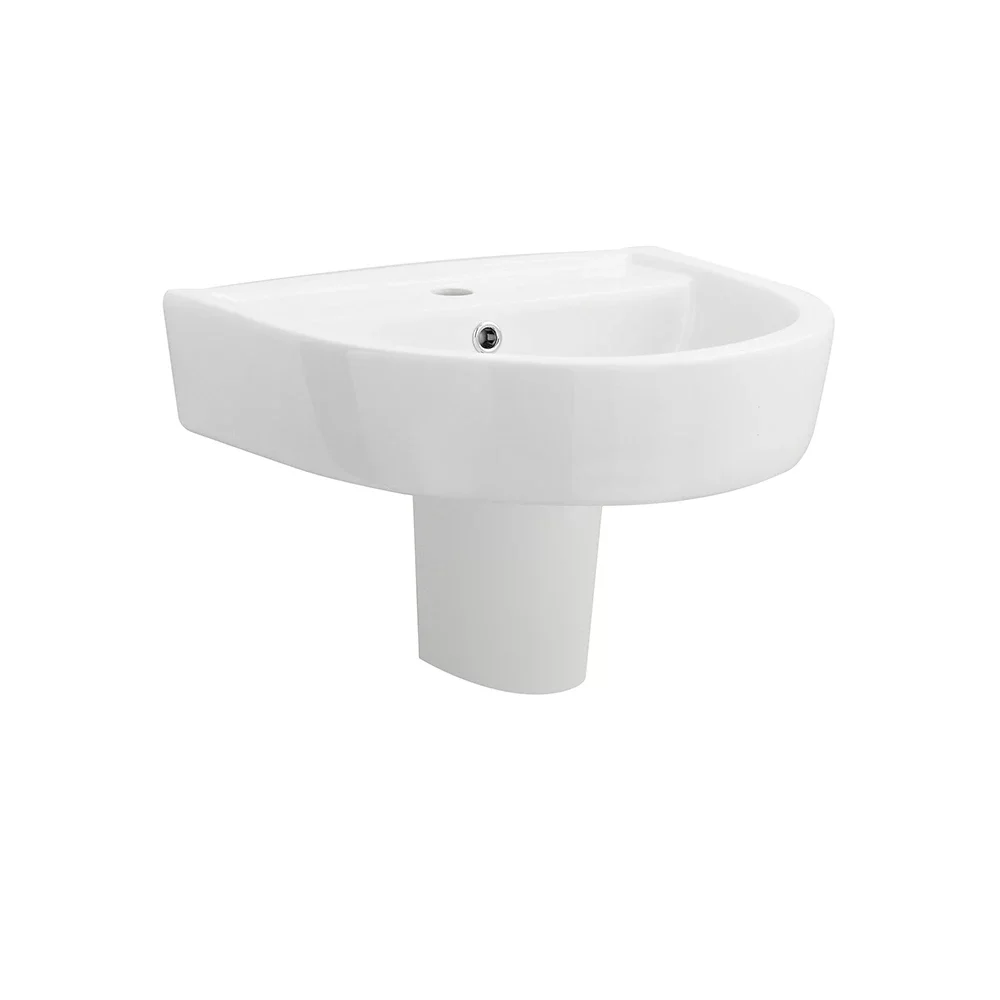 Nuie Provost 520mm Basin & Semi Pedestal