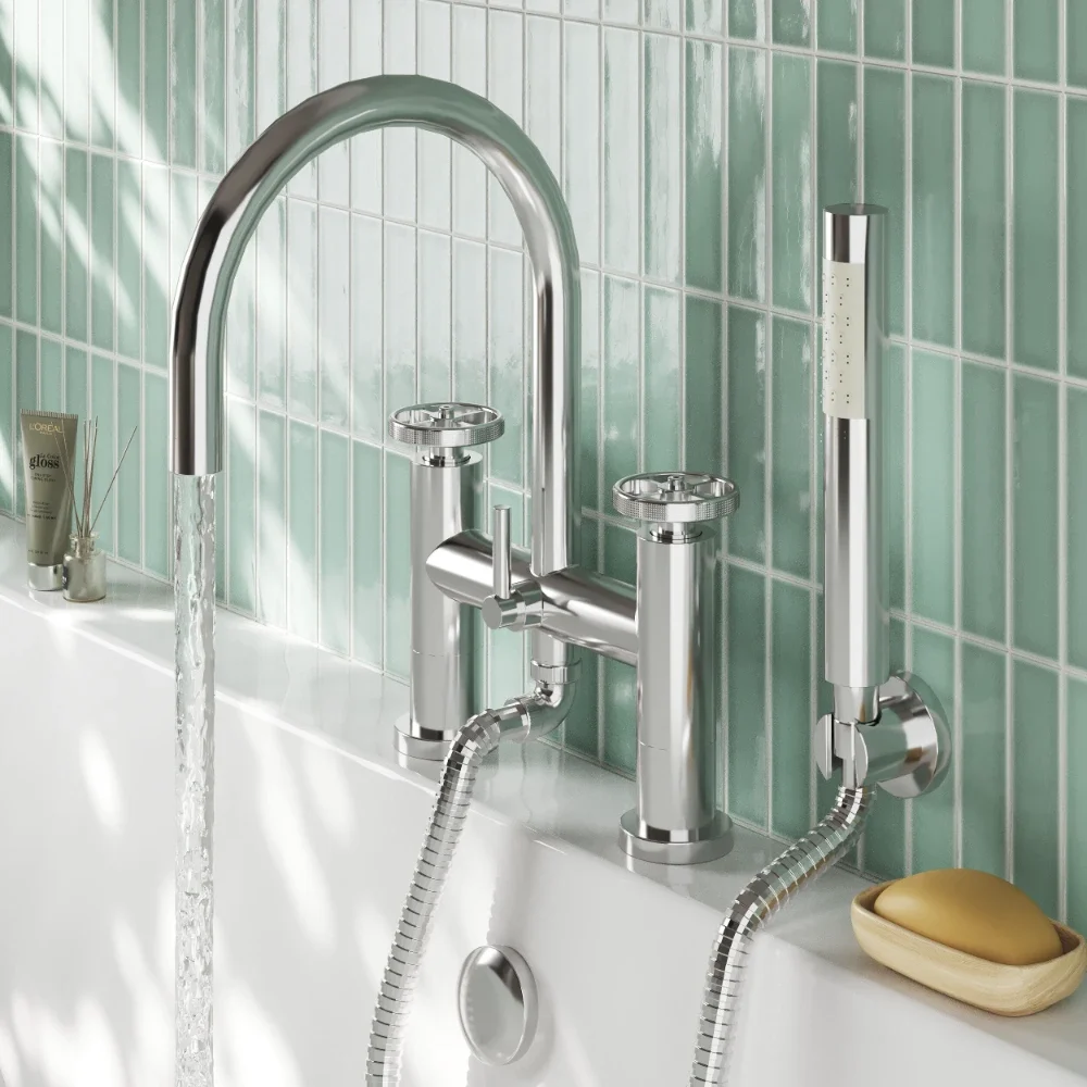Nuie Revolution Chrome Bath Shower Mixer