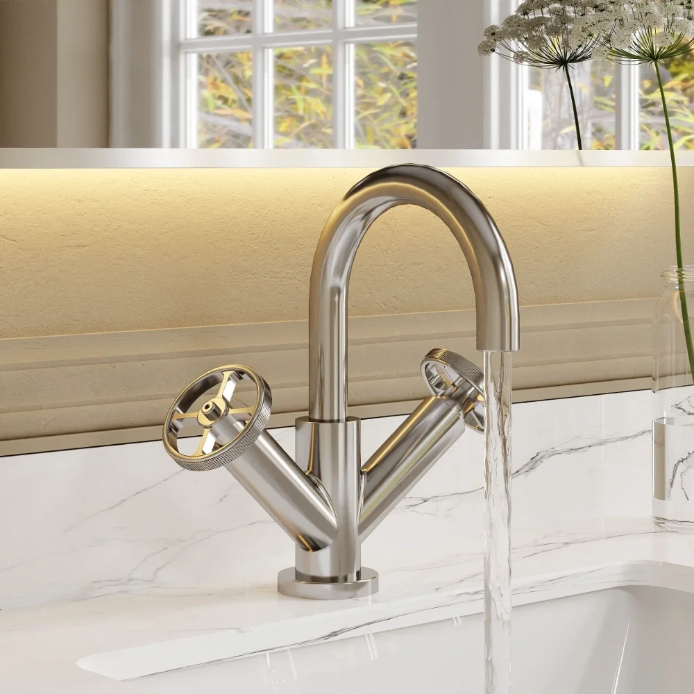 Nuie Revolution Chrome Mono Basin Mixer Tap