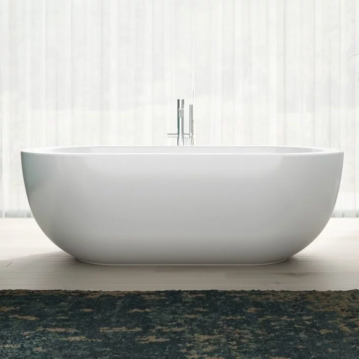 Charlotte Edwards Olympia 1800 x 855mm Modern Freestanding Bath