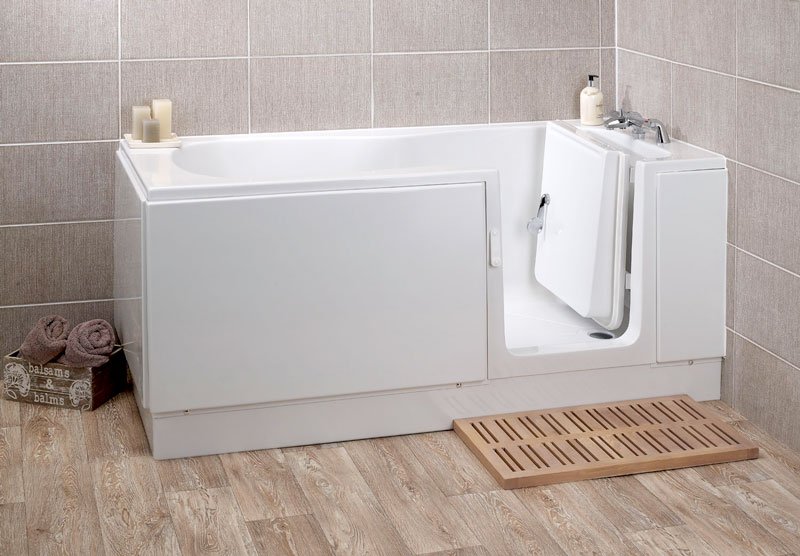Pearl Full Length Walk-in Bath 1685mm by Kubex