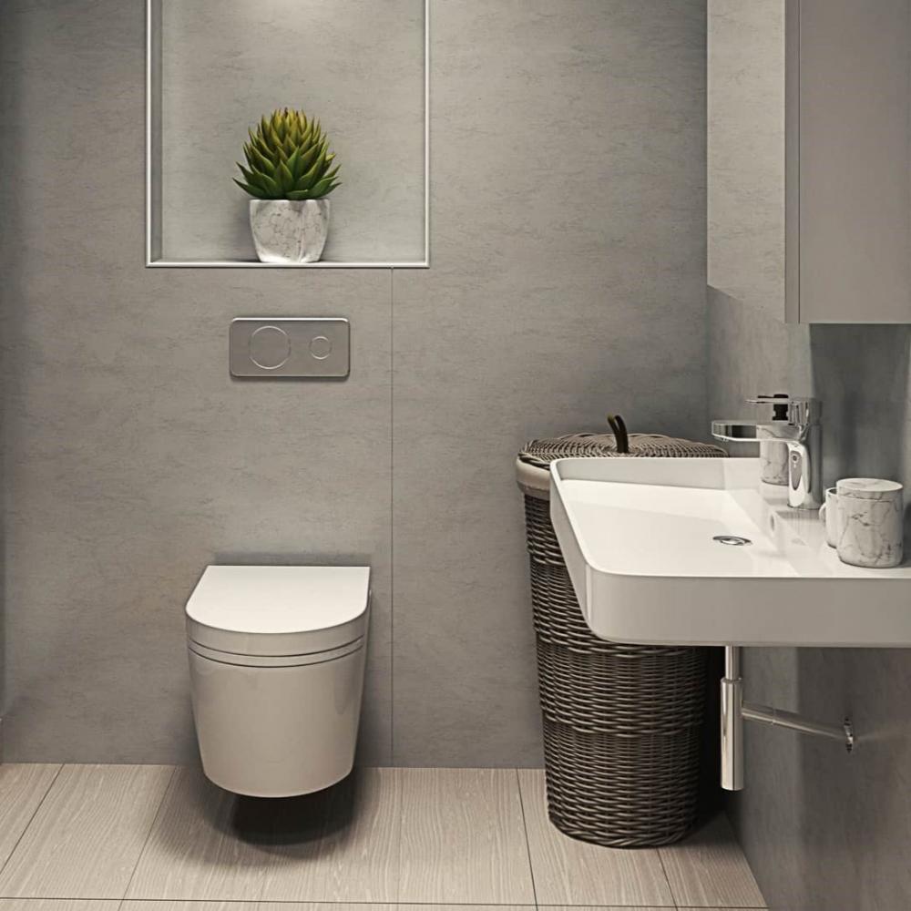 Perform Panel Blue Eiger Bathroom Wall Panels By NU Style