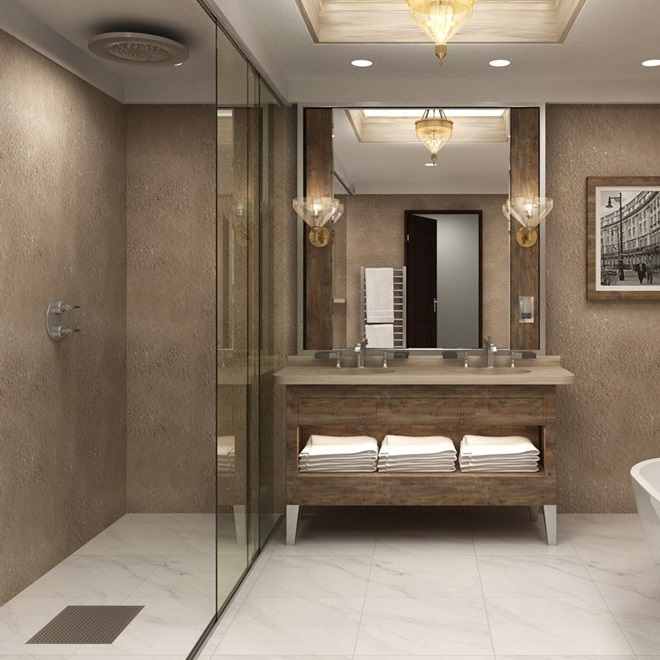 Perform Panel New Sandstone 1200mm Bathroom Wall Panels