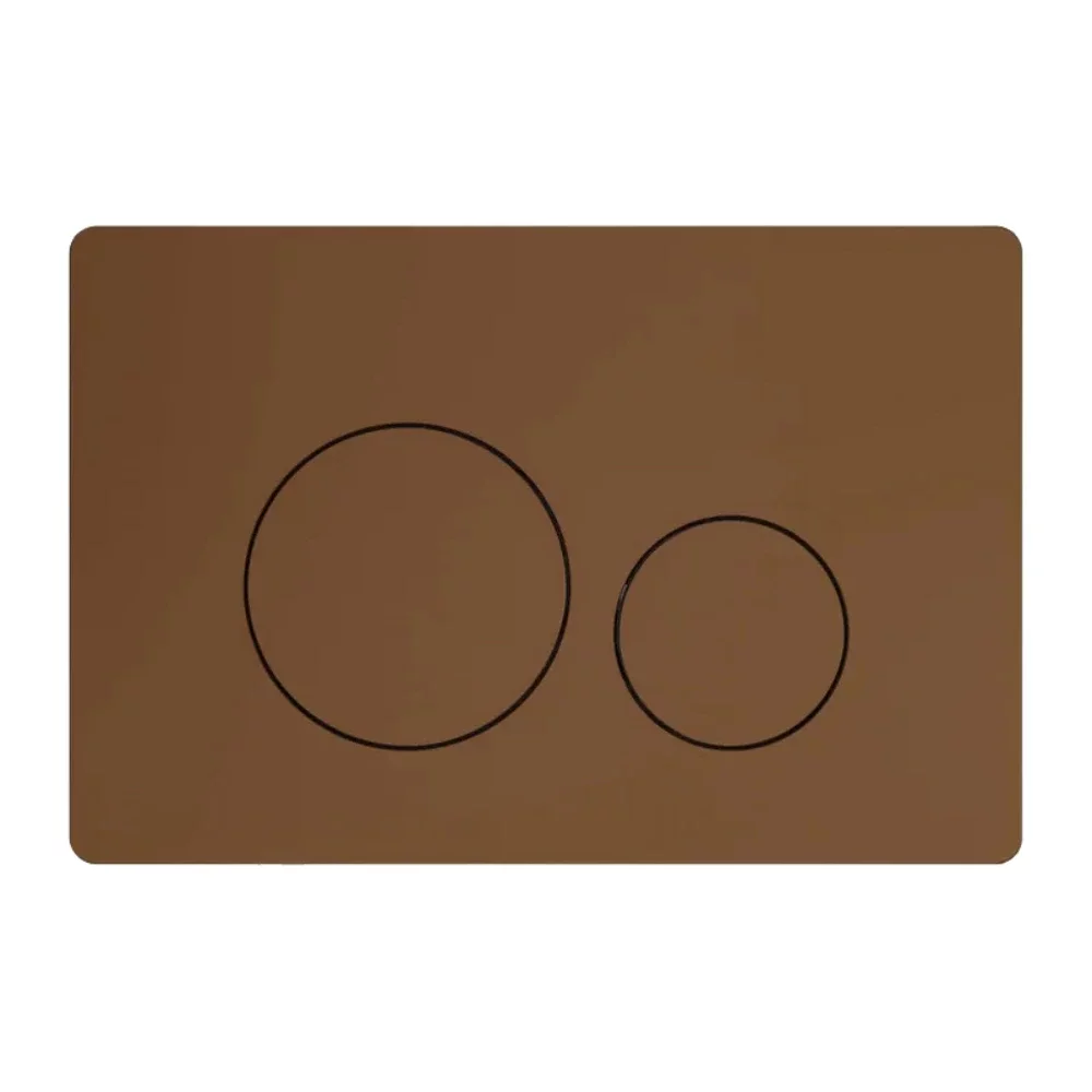 Tavistock Premium Round Brushed Bronze Dual Flush Plate