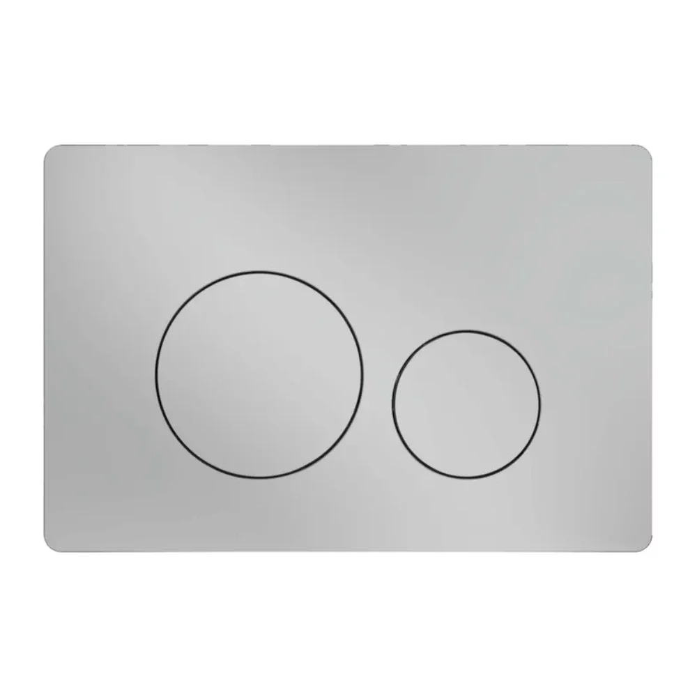 Tavistock Premium Round Chrome Dual Flush Plate