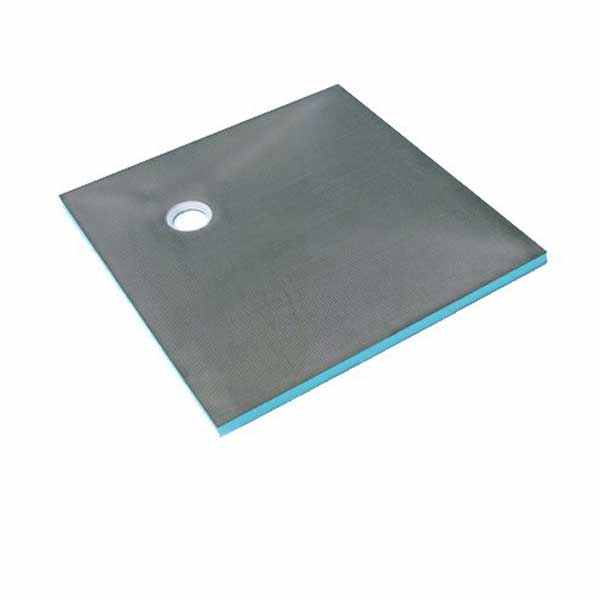 wedi Fundo Primo Wetroom Tray with Corner Drain - 1200 x 1200mm