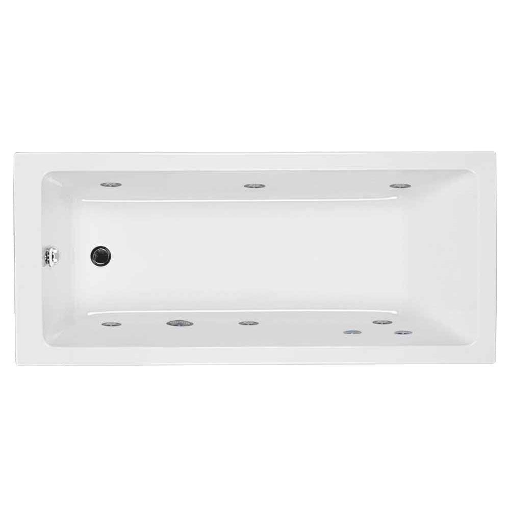 Carron Quantum - Carronite - Single Ended Whirlpool Bath - 1700 x 750