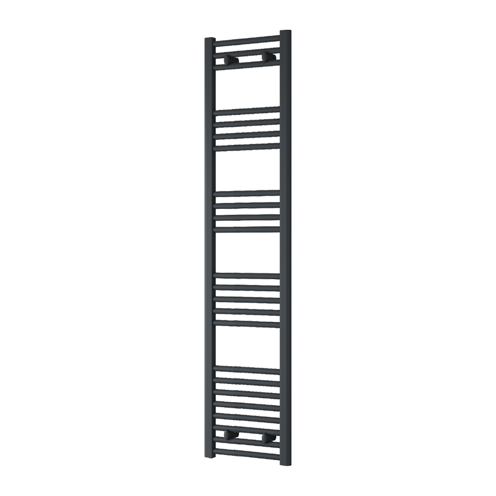 Reina Capo Anthracite 1600 x 400mm Flat Electric Radiator