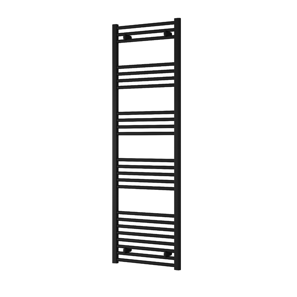 Reina Capo Black 1600 x 500mm Flat Electric Radiator