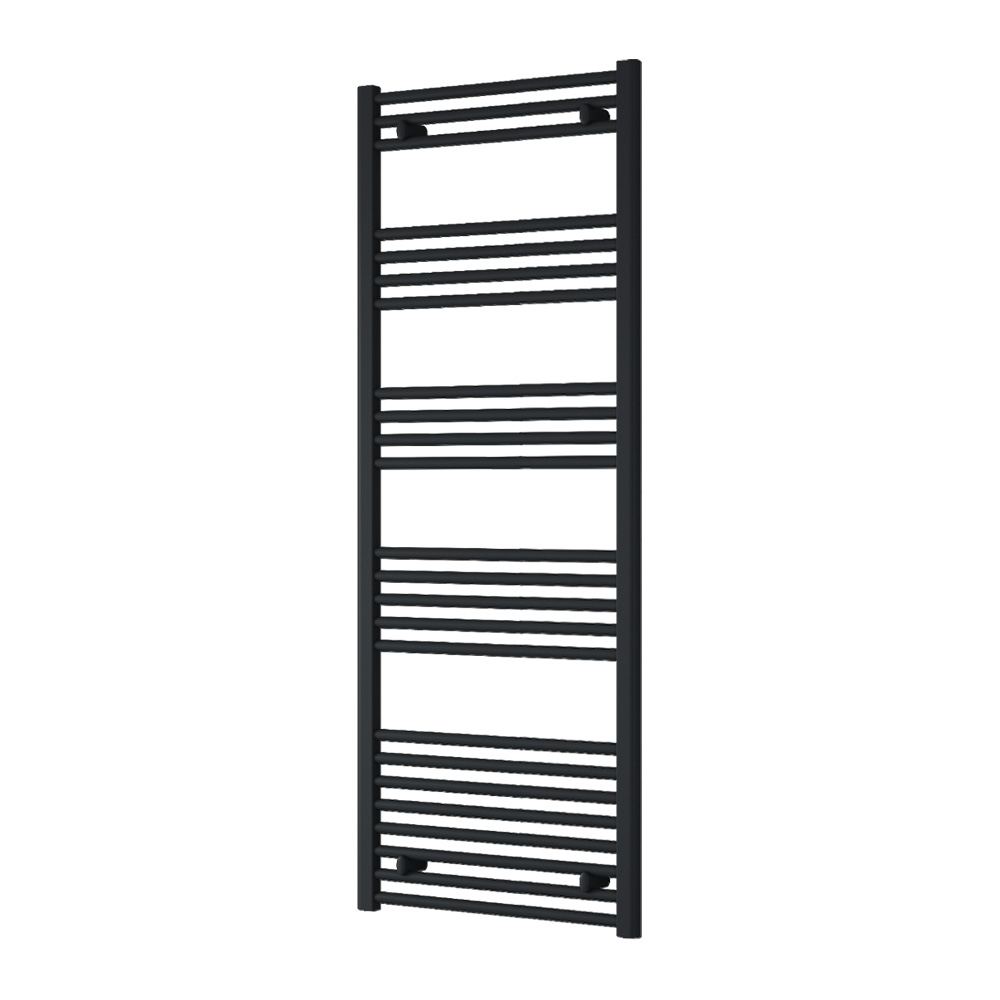 Reina Capo Black 1600 x 600mm Flat Electric Radiator