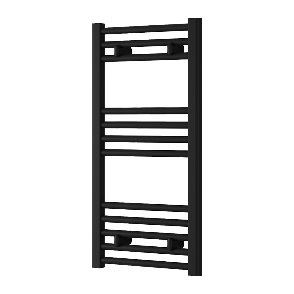 Reina Capo Black 800 x 400mm Flat Electric Radiator