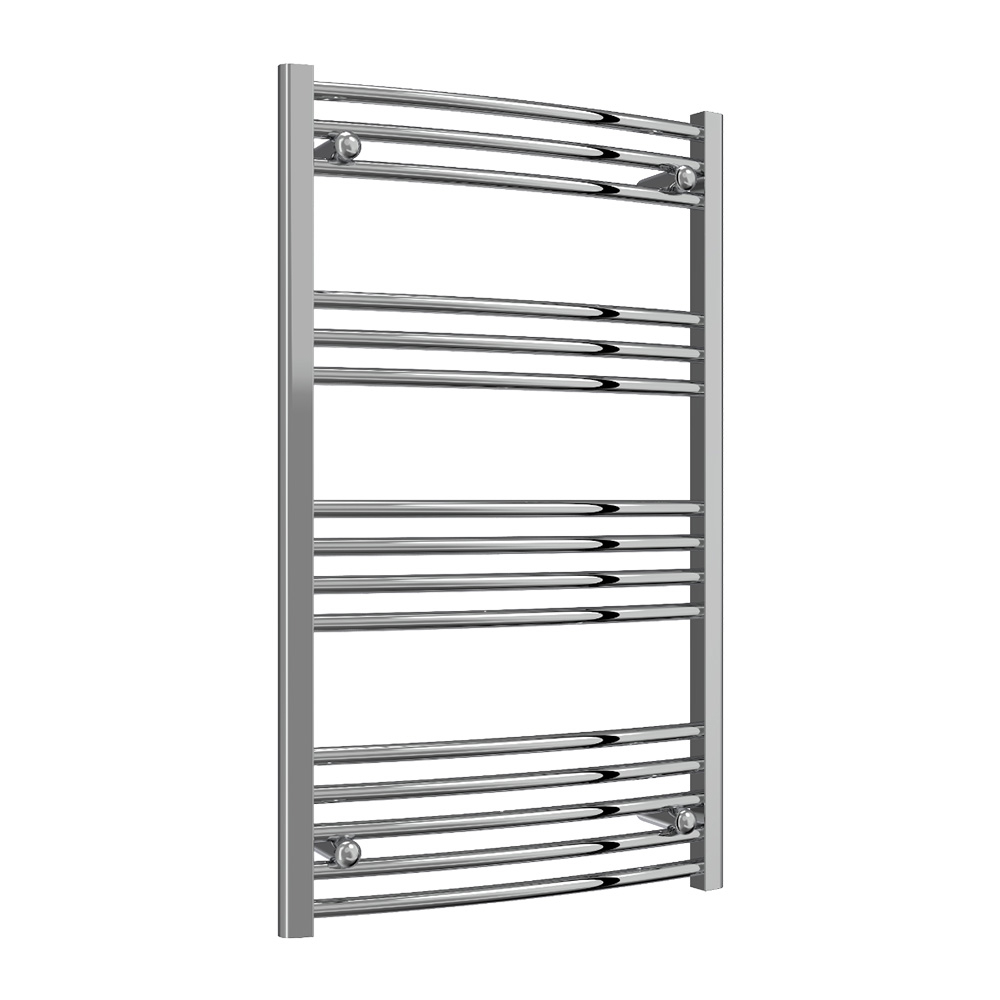 Reina Capo Chrome 1000 x 600mm Curved Electric Radiator