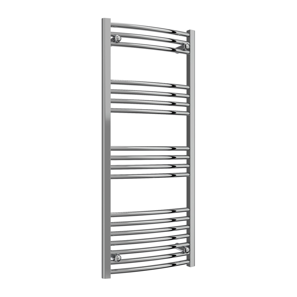 Reina Capo Chrome 1200 x 500mm Curved Electric Radiator