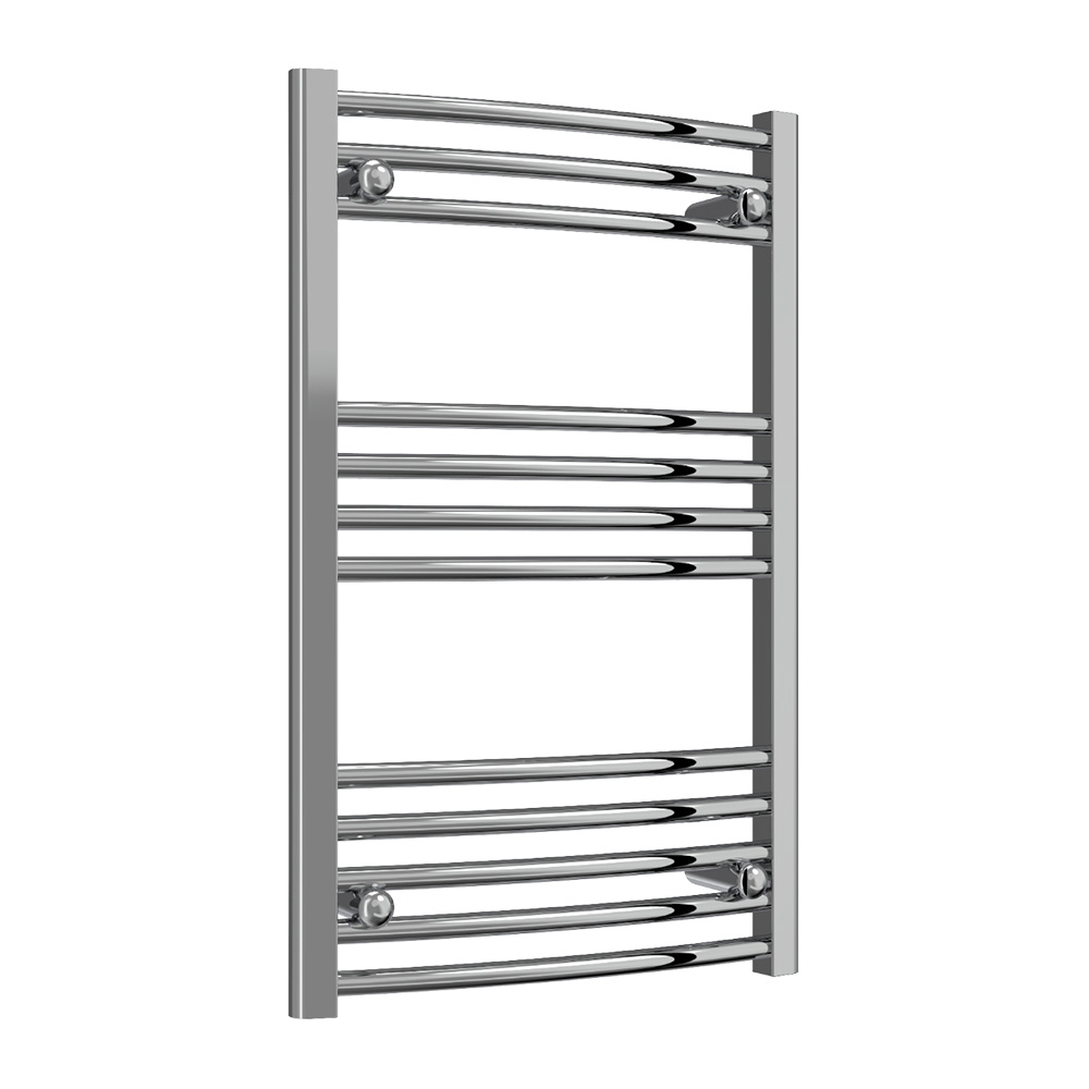 Reina Capo Chrome 800 x 500mm Curved Electric Radiator