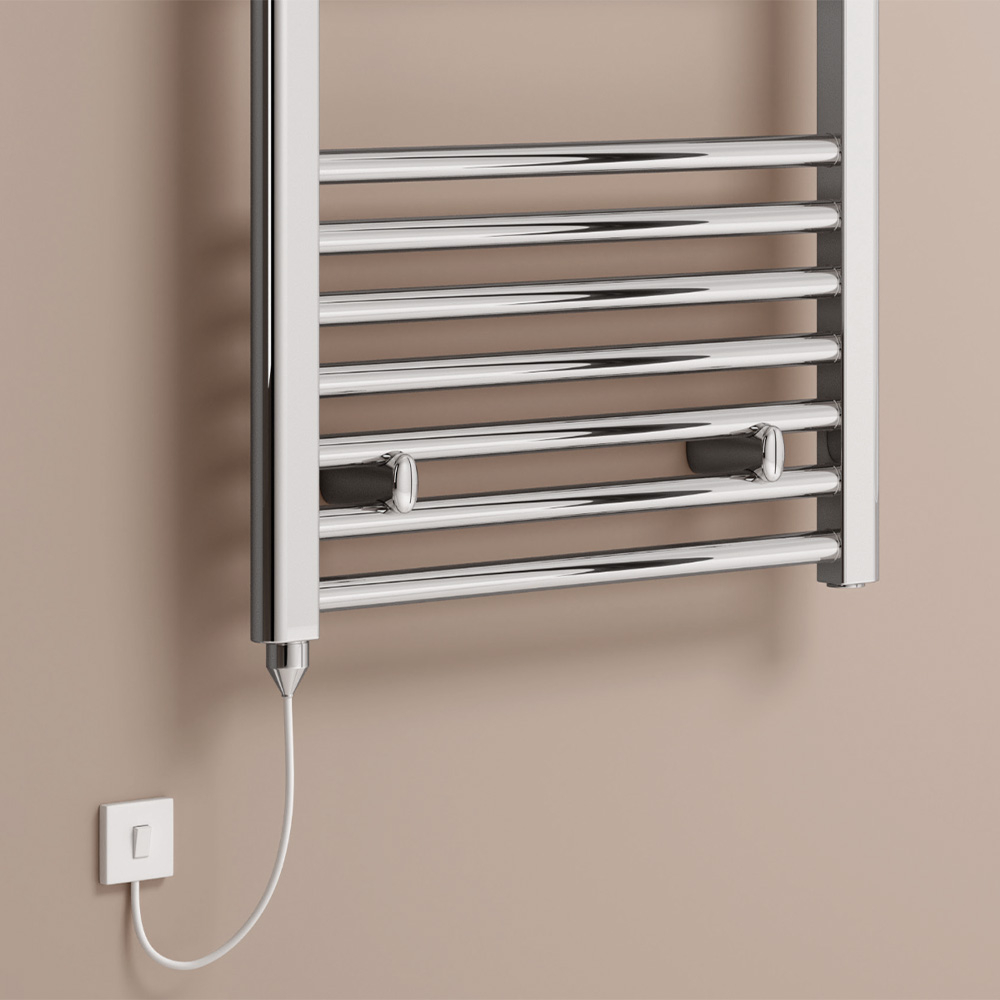 Curvv Radiator Reina Capo Chrome 800 x 600mm Curved Electric Radiator, CPO0860CC-E
