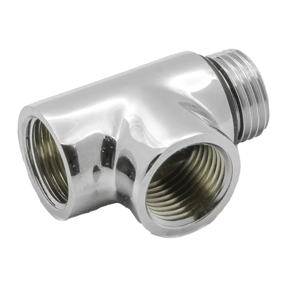 Reina Chrome Dual Fuel T Piece