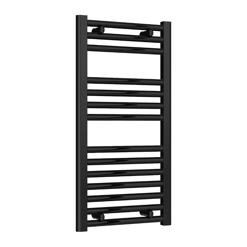 Reina Diva Black 800 x 400mm Flat Electric Radiator
