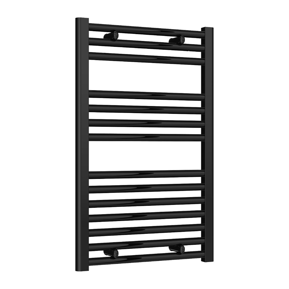 Reina Diva Black 800 x 500mm Flat Electric Radiator