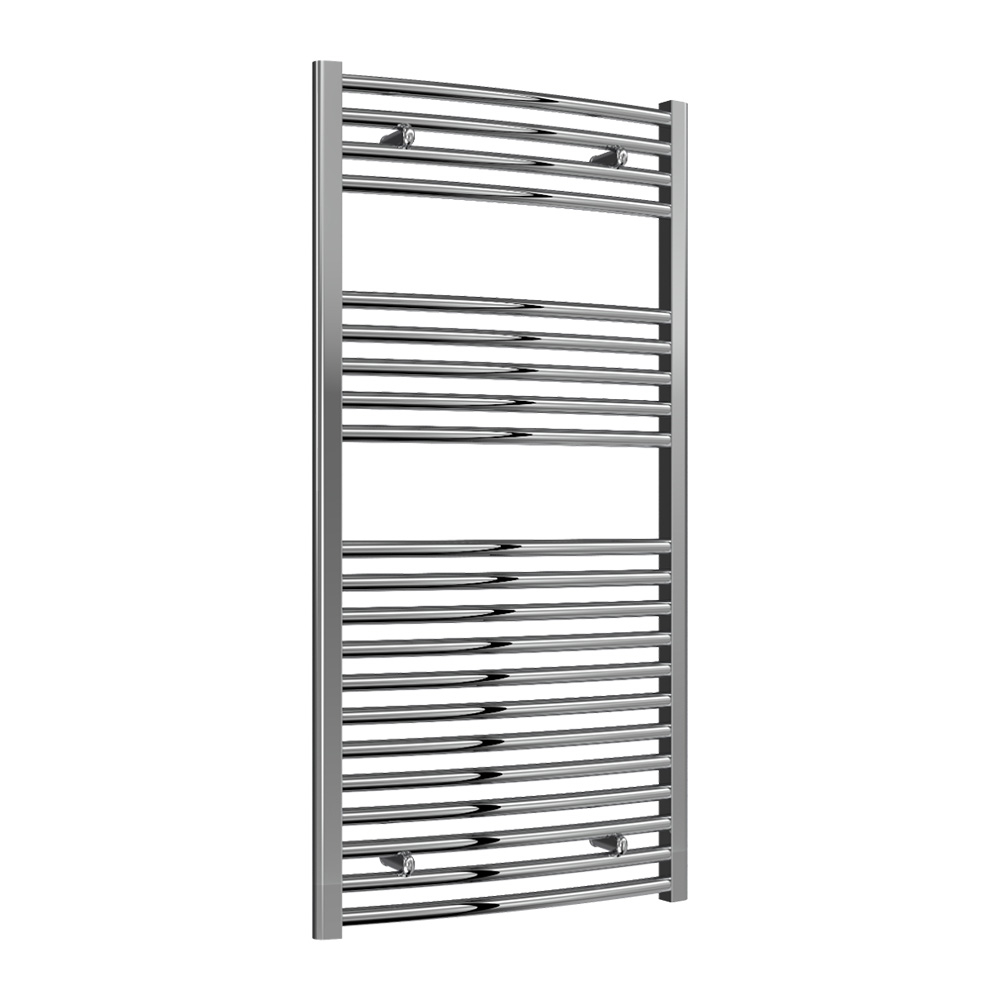 Reina Diva Chrome 1200 x 600mm Curved Electric Radiator