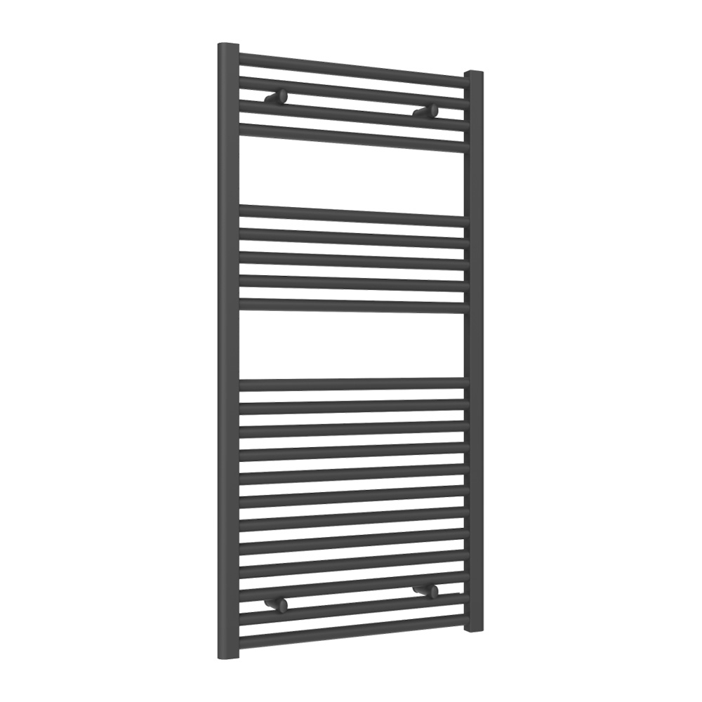 Reina Diva Anthracite 1200 x 600mm Flat Electric Radiator