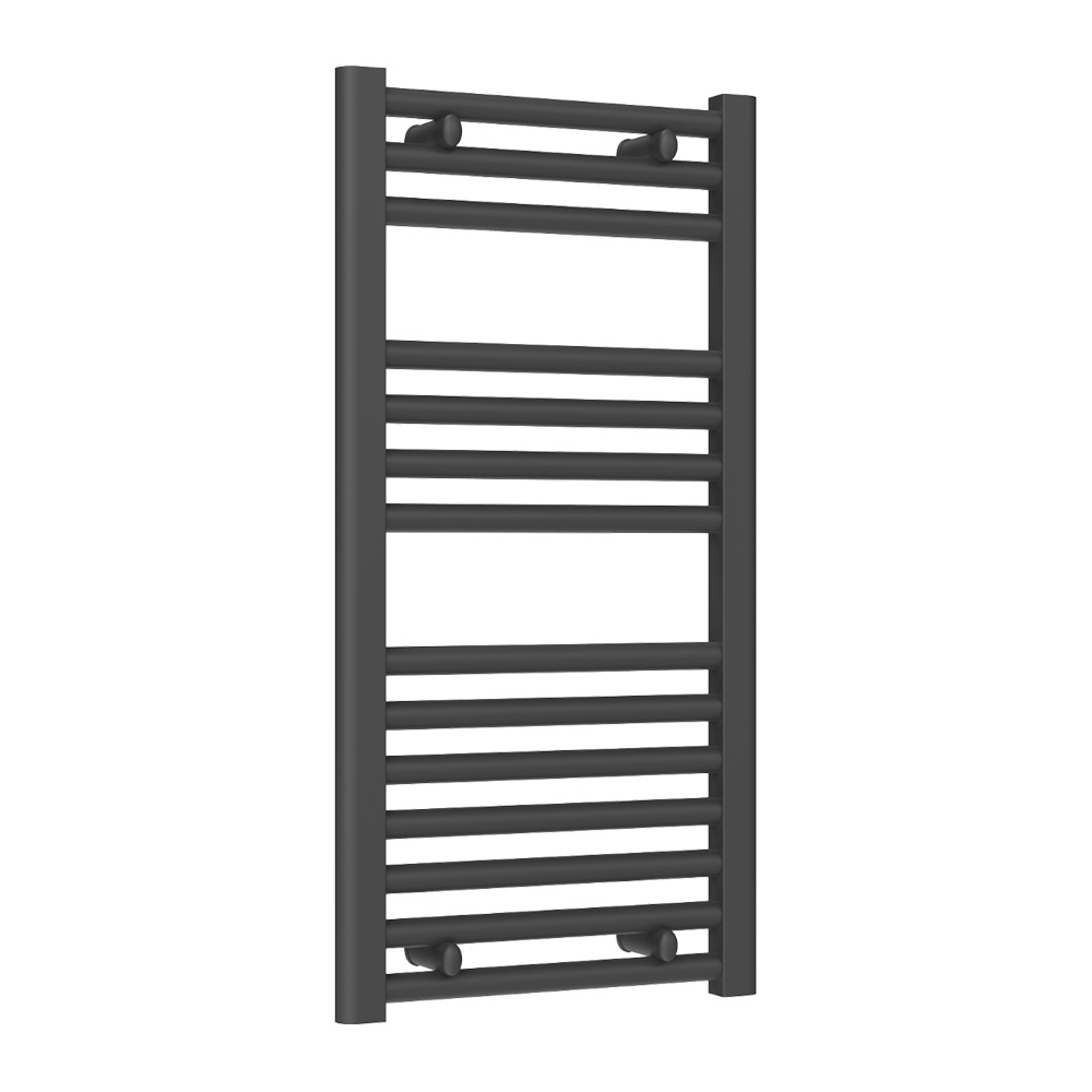 Reina Diva Anthracite 800 x 400mm Flat Electric Radiator