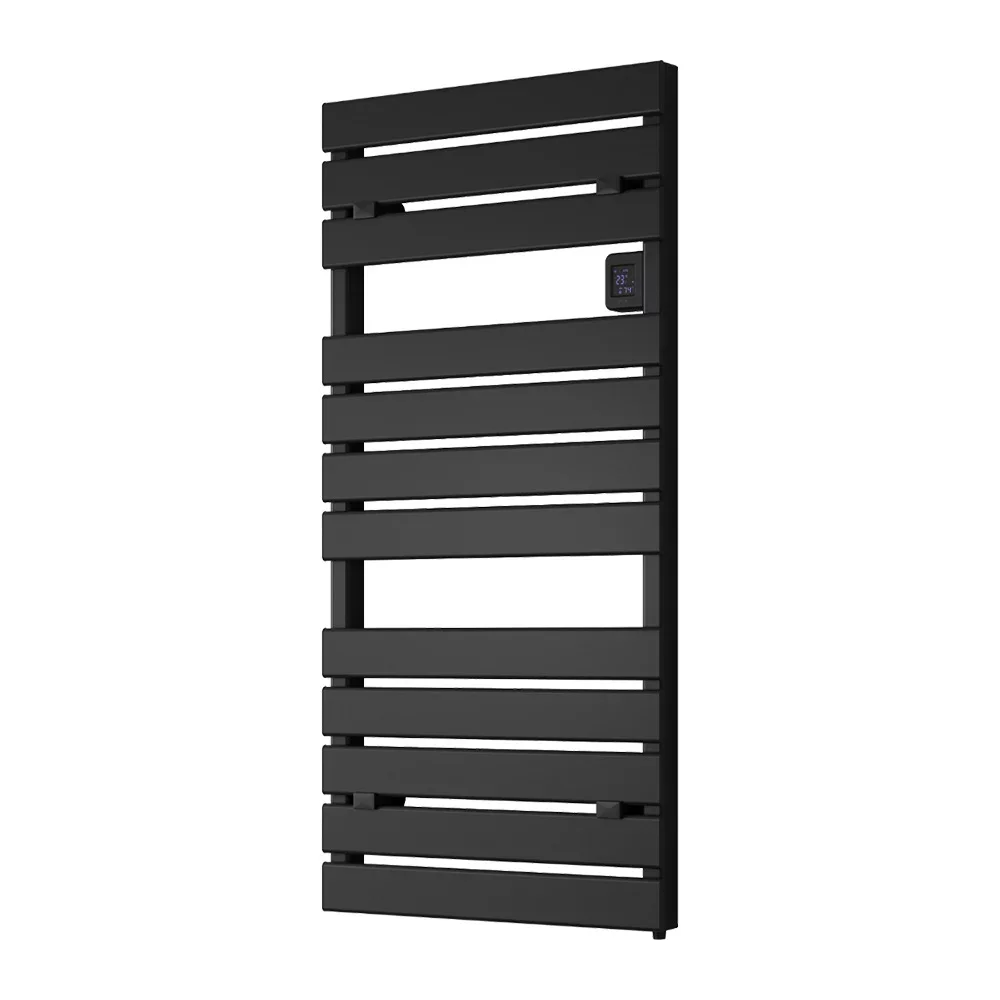 Reina Gia 1120 x 550mm Black Bathroom Electric Radiator