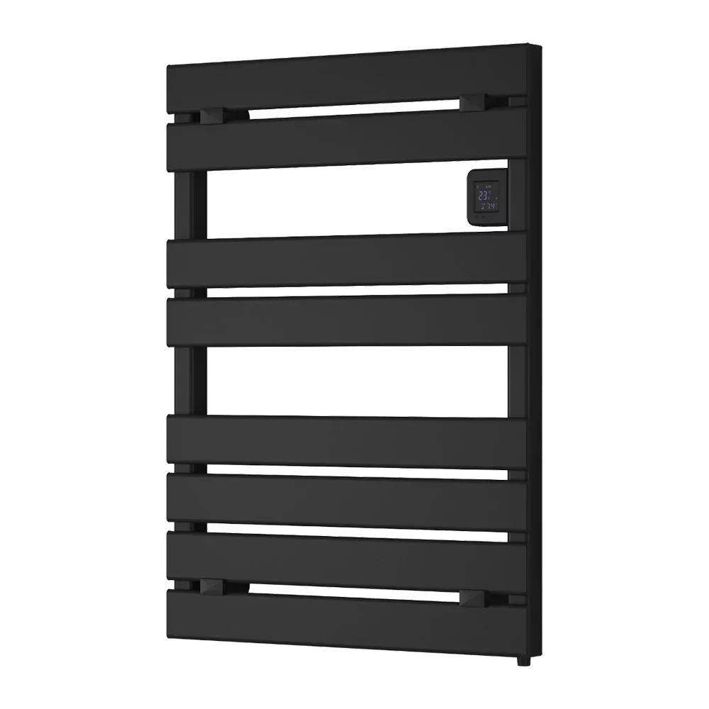 Reina Gia 780 x 550mm Black Bathroom Electric Radiator