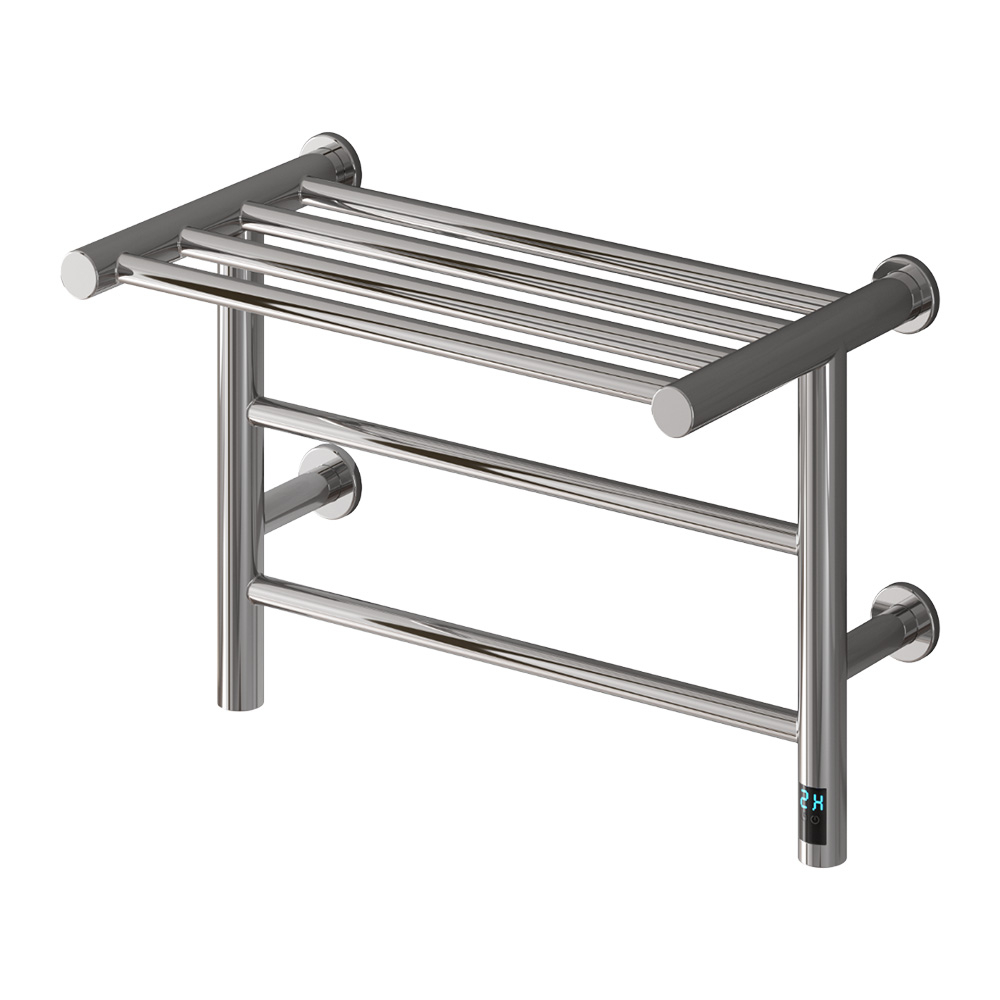 Reina Maira 350 x 500mm Polished Stainless Steel Bathroom Electric Towel Radiator