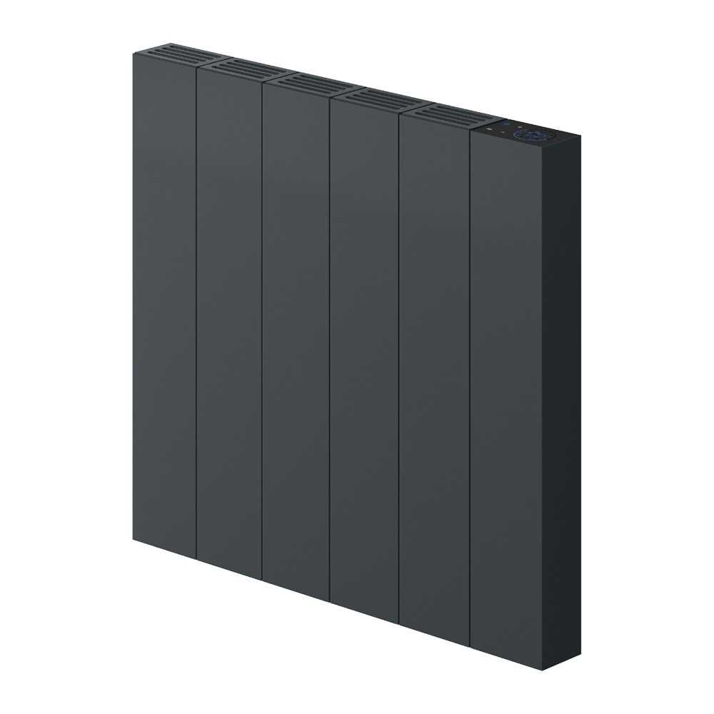 Reina Nika 500 x 544mm Anthracite Horizontal Bathroom Electric Radiator
