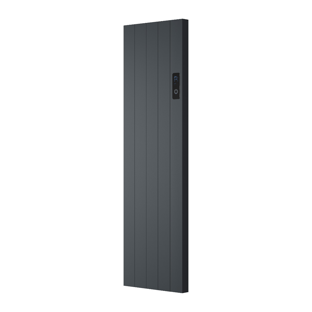 Reina Nika 1600 x 453mm Anthracite Vertical Bathroom Electric Radiator
