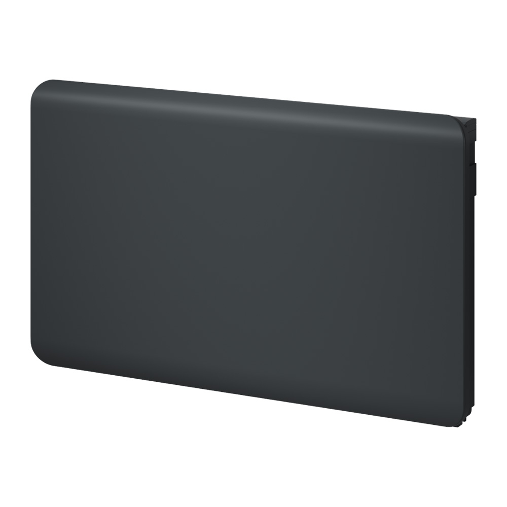 Reina Odet 500 x 820mm Anthracite Horizontal Bathroom Electric Radiator