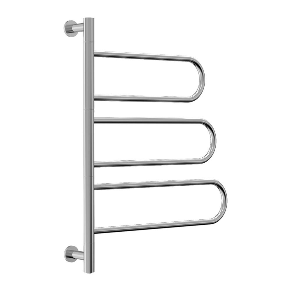 Reina Orne Polished Stainless Steel Bathroom Electric Radiator
