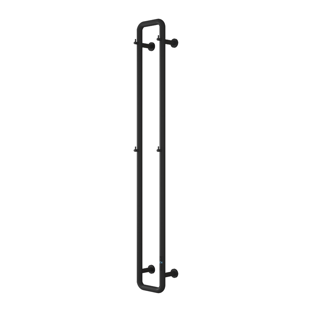 Reina Pelmo 1500 x 200mm Matt Black Bathroom Electric Radiator