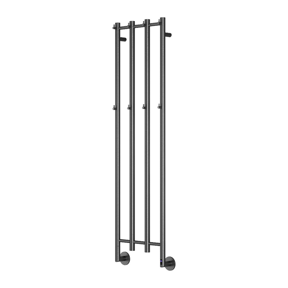 Reina Solara 1500 x 400mm Gun Metal Bathroom Electric Radiator