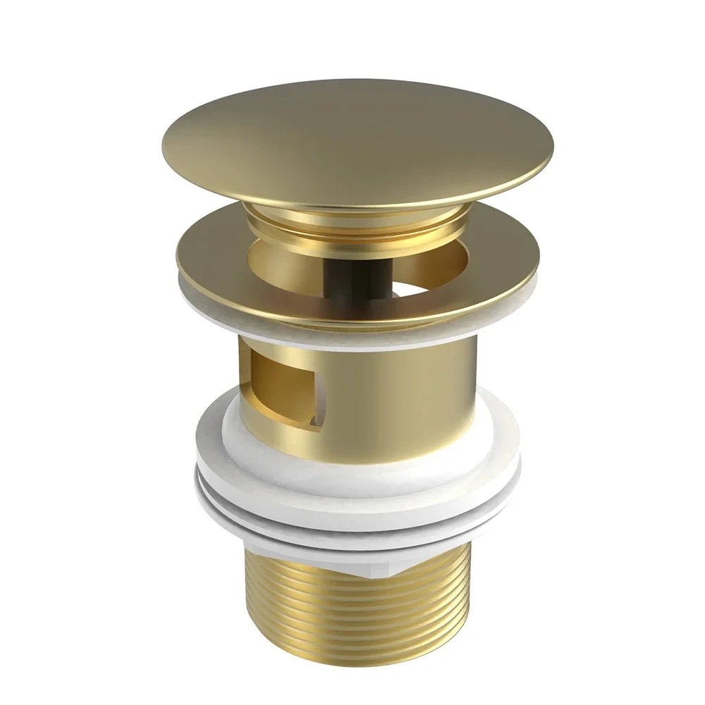 Roca Brushed Brass Click Clack Waste