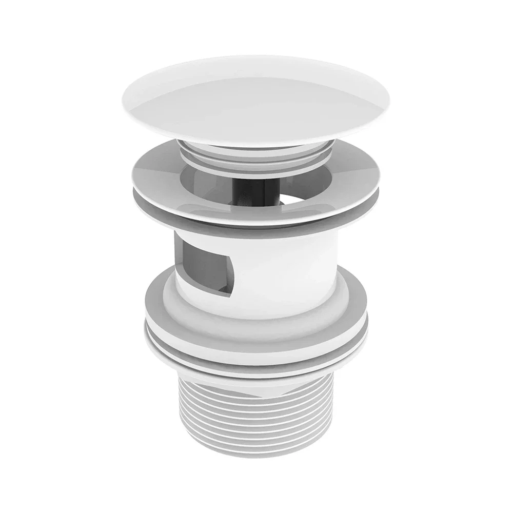 Roca Glossy White Click Clack Waste