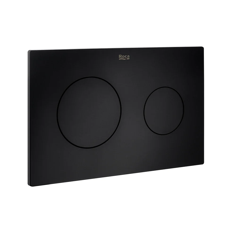 Roca PL10 Matt Black Dual Flush Plate