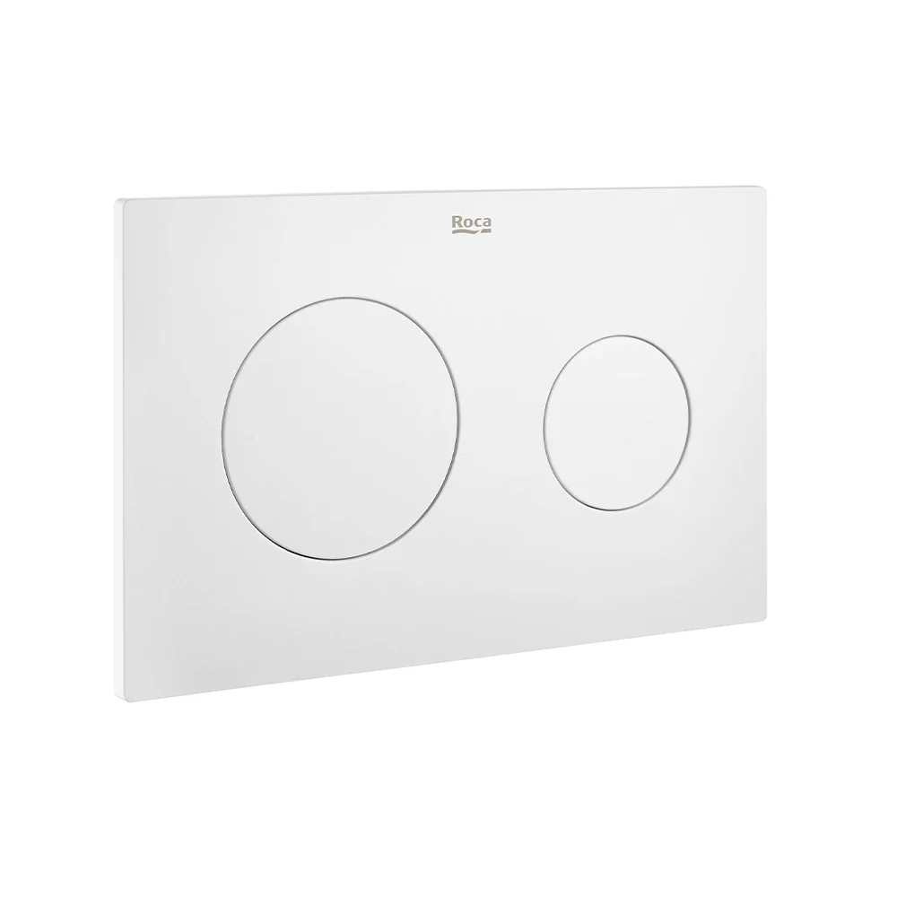 Roca PL10 Matt White Dual Flush Plate