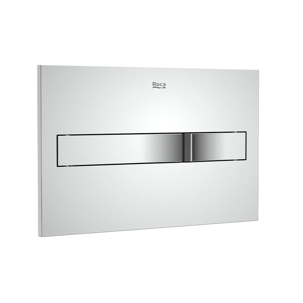 Roca PL2 Chrome Dual Flush Plate