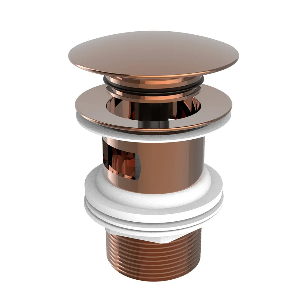 Roca Rose Gold Click Clack Waste