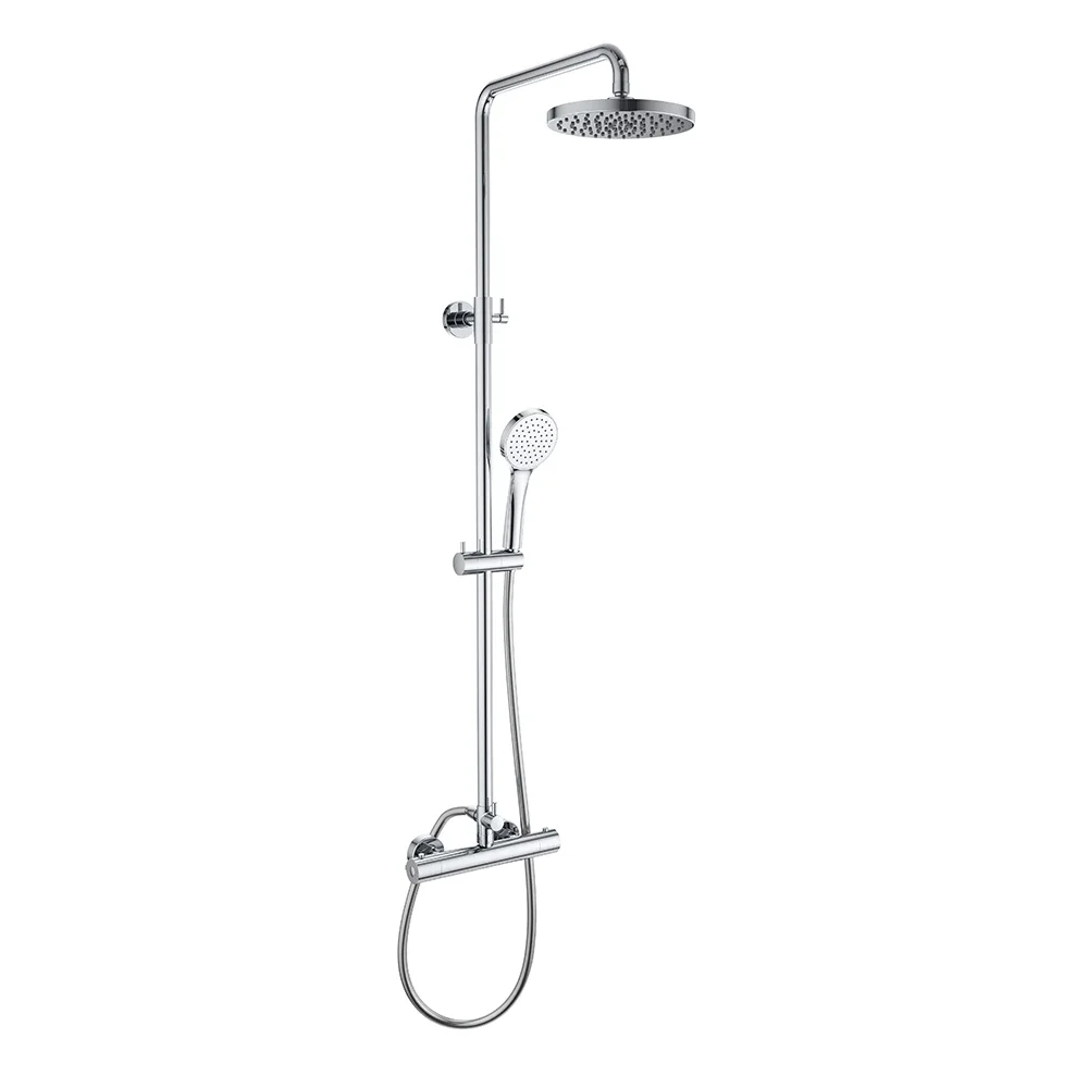 Roca Splash-T Chrome Rigid Riser Kit