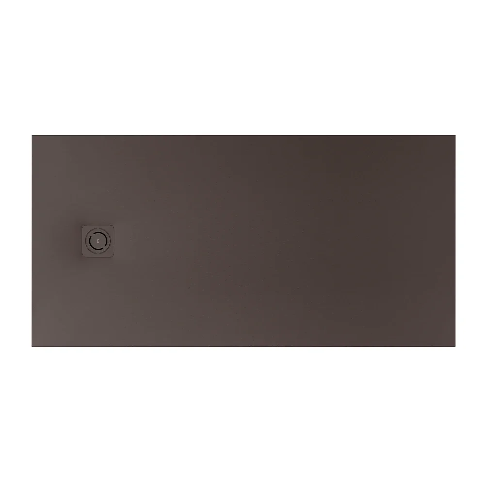 Roca Terran-N Superslim StoneX 1000 x 900mm Coffee Shower Tray