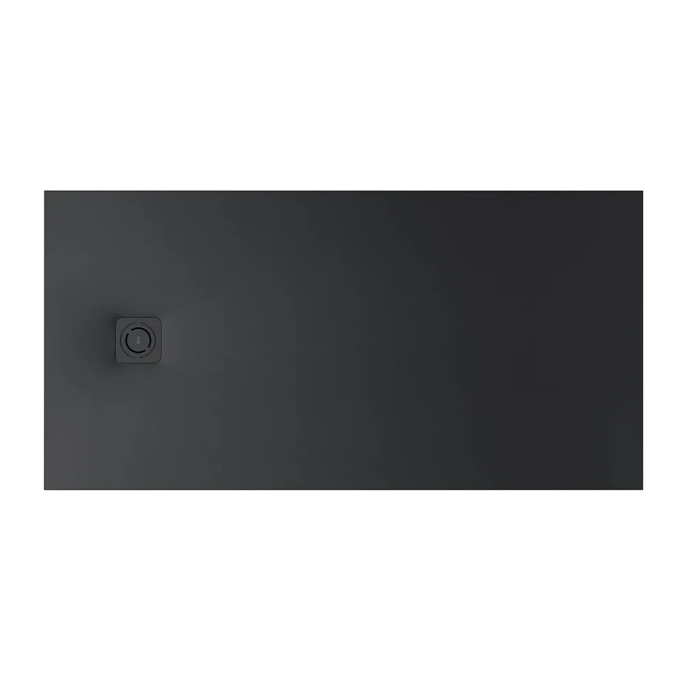 Roca Terran-N Superslim StoneX 1400 x 900mm Black Shower Tray