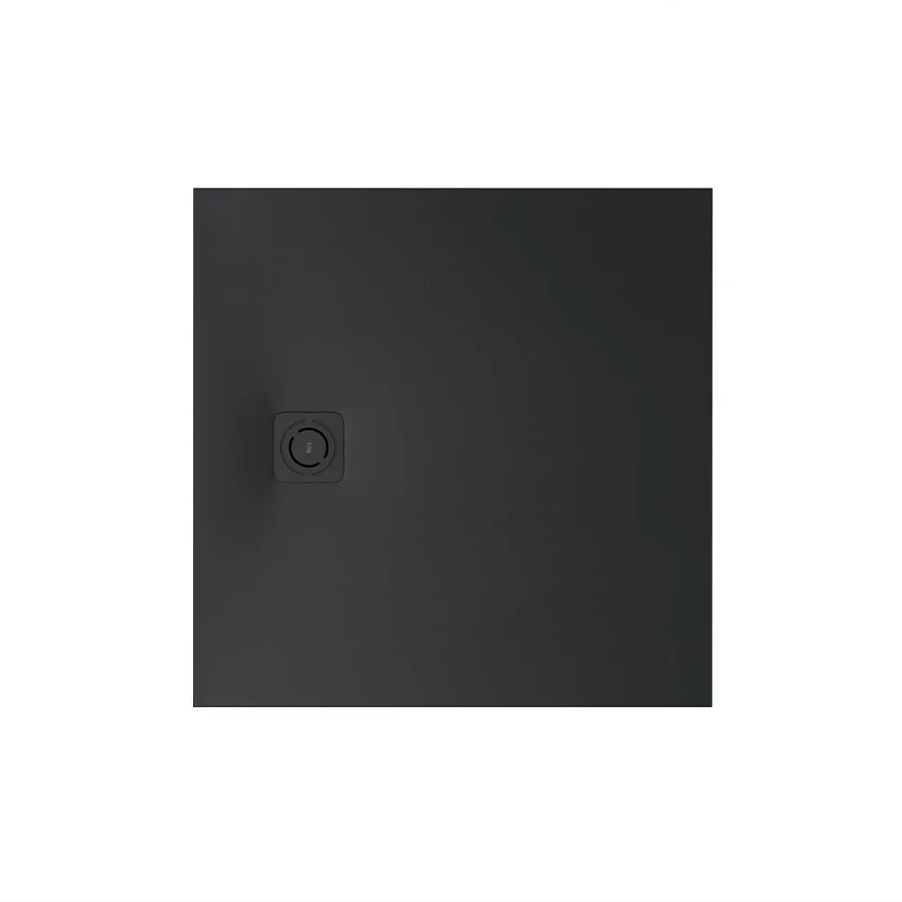 Roca Terran-n Superslim StoneX 900mm Black Square Shower Tray
