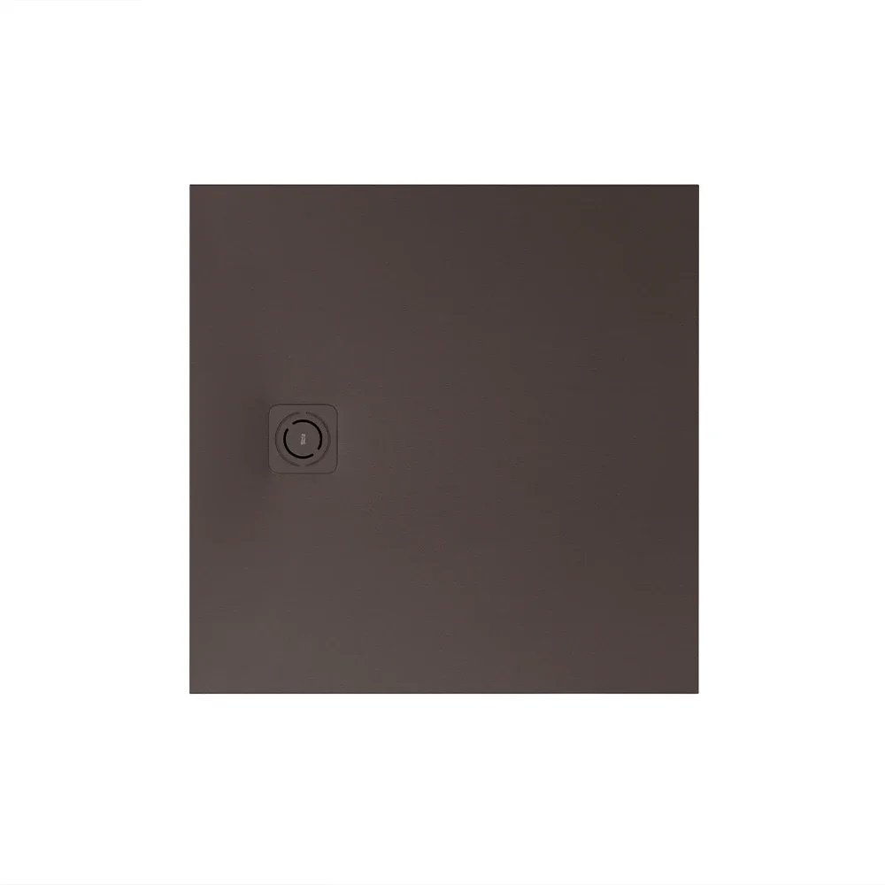 Roca Terran-n Superslim StoneX 900mm Coffee Square Shower Tray
