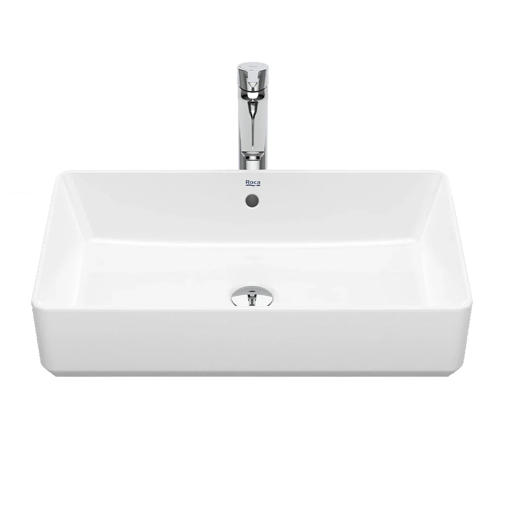 Roca The Gap 600mm Square Countertop Basin