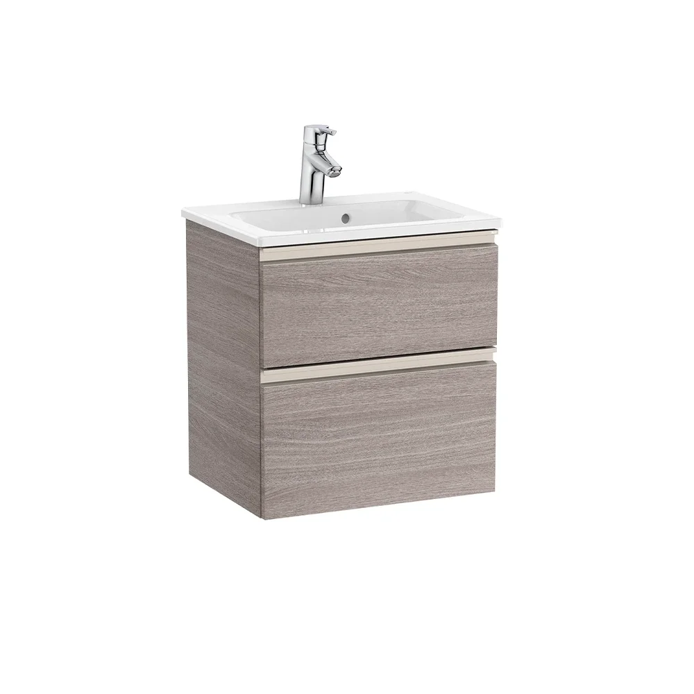 Roca The Gap City Oak Compact Vanity Unit & Basin