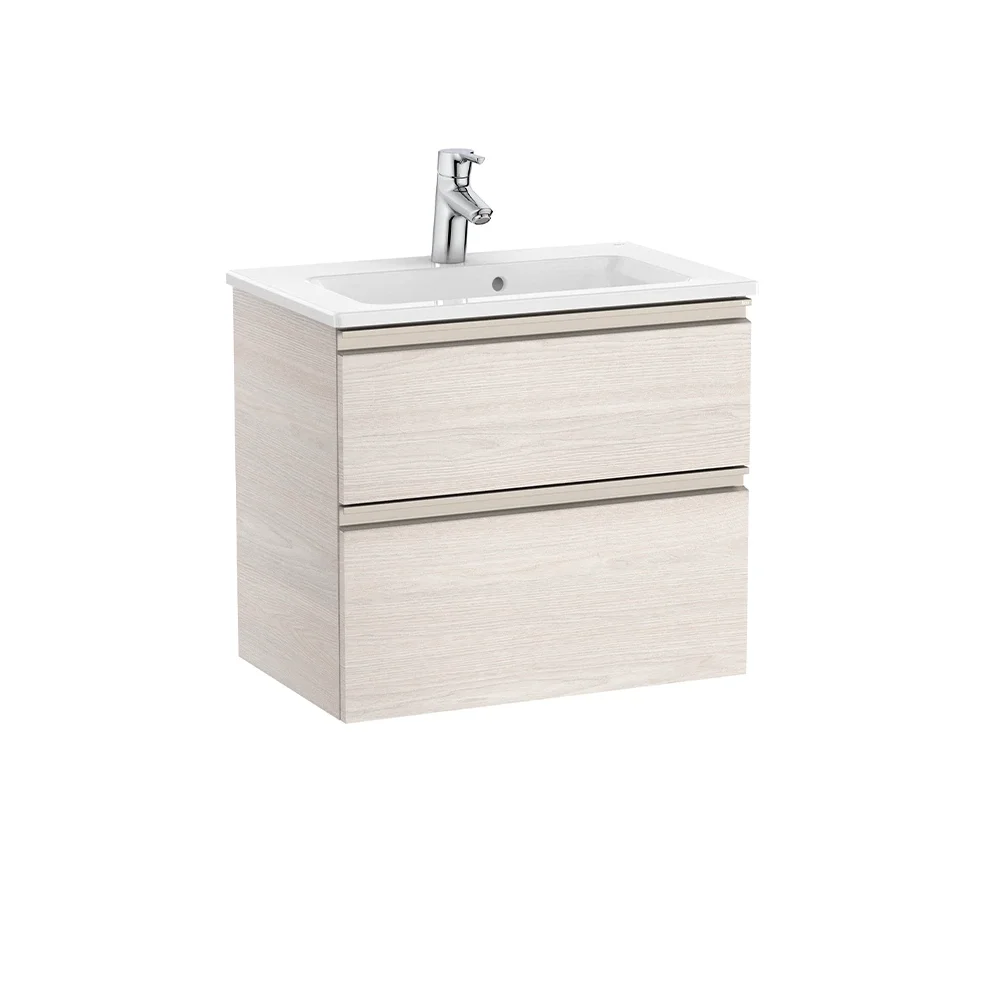 Roca The Gap Nordic Ash 600mm Compact Vanity Unit & Basin